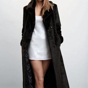 Camille x Mango Fluffy Long Coat